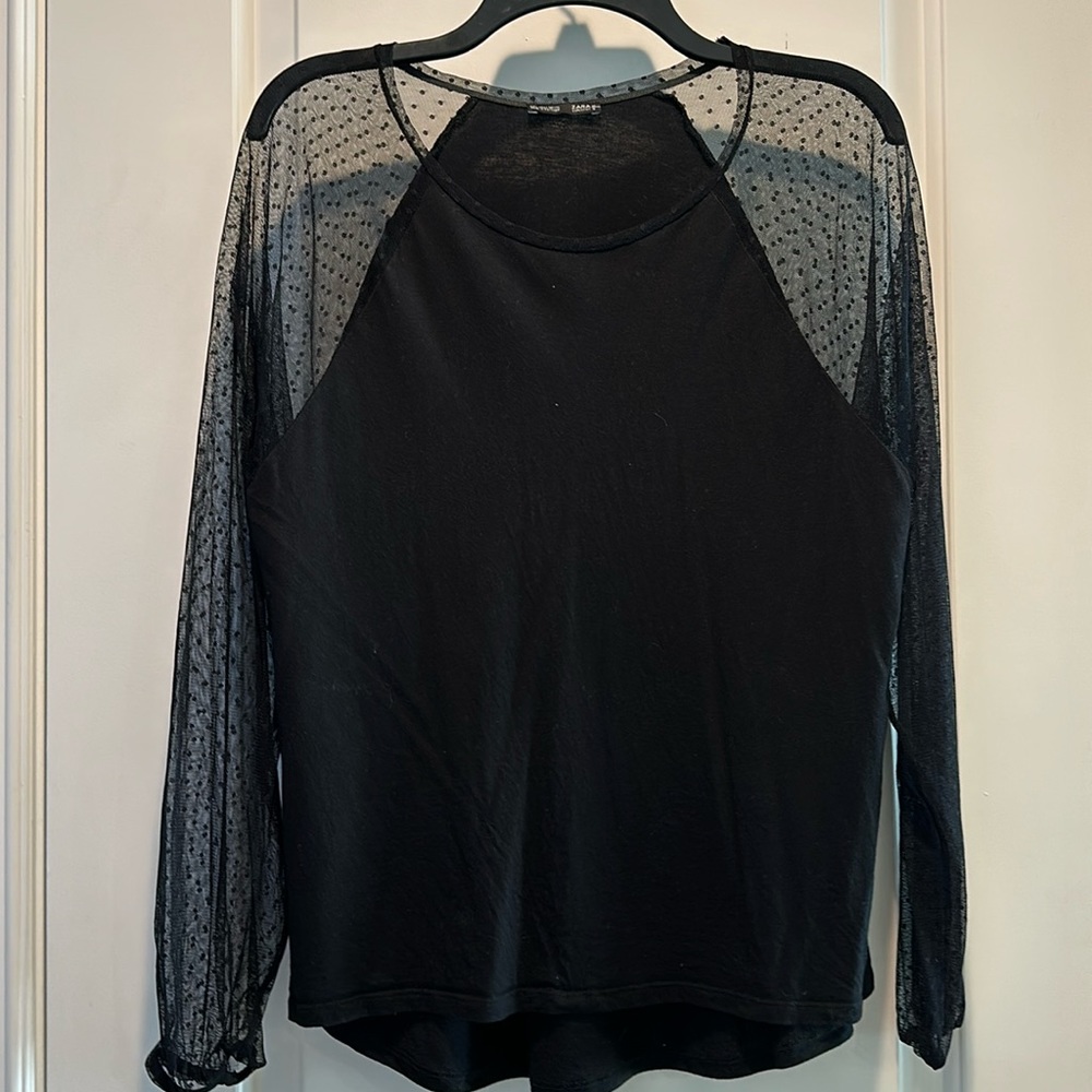 Zara Sheer Long Sleeve